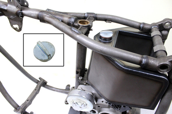 V-Twin - 40-0444 - Zinc Blade Style Dipstick Cap