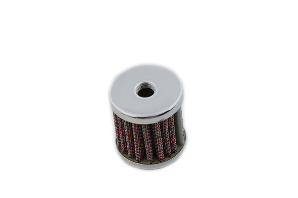 V-Twin - 40-0447 - Chrome Crankcase Breather