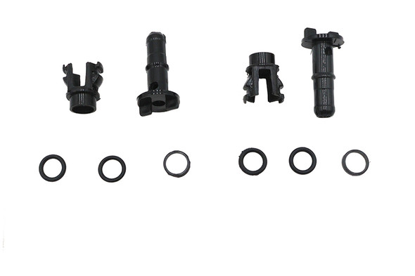 V-Twin - 40-0497 - Oil Line Fitting - Fits 2000-2017 Harley-Davidson FLST, FXST
