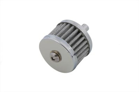 V-Twin - 40-0570 - Sifton Chrome Crankcase Breather