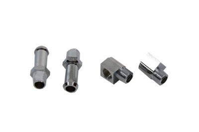 V-Twin - 40-0574 - Oil Pump Fitting Elbow Kit - Fits 1984-1999 Harley-Davidson FXST, 1991-1999 FXD, 1982-1994 FXR, 1986-1999 FLST, 1971-1984 FX, 1979-1999 FLT, 1968-1984 FL