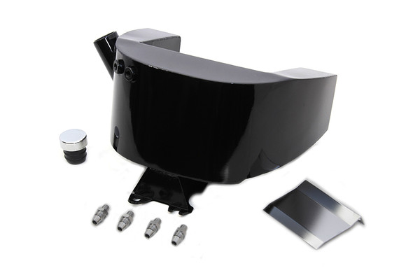 V-Twin - 40-0618 - Electric Start Oil Tank Black