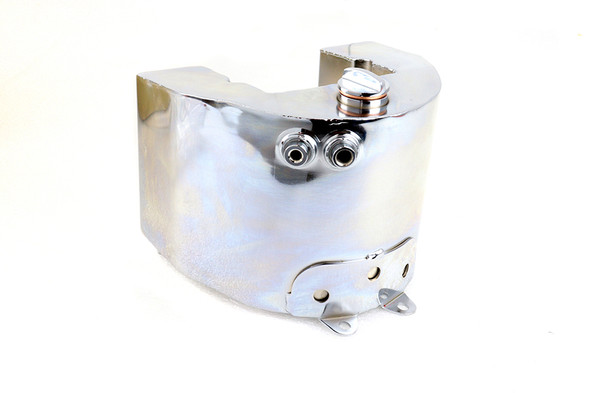 V-Twin - 40-0620 - Replica Oil Tank Chrome with Smooth Top