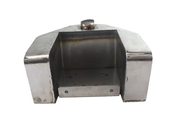 V-Twin - 40-0640 - SMC Electric Start Oil Tank Raw - Fits 1958-1964 Harley-Davidson FL, 1971-1985 FX