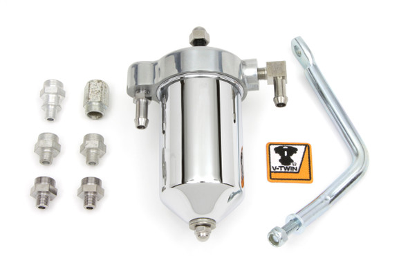 V-Twin - 40-0846 - Oil Filter Canister Kit - Fits 1948-1957 Harley-Davidson FL