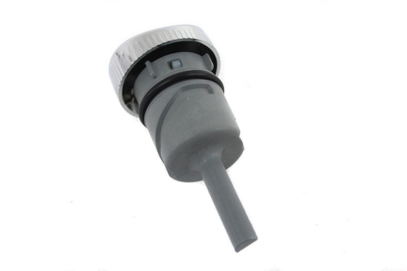V-Twin - 40-0847 - Oil Tank Dipstick Cap Assembly Chrome