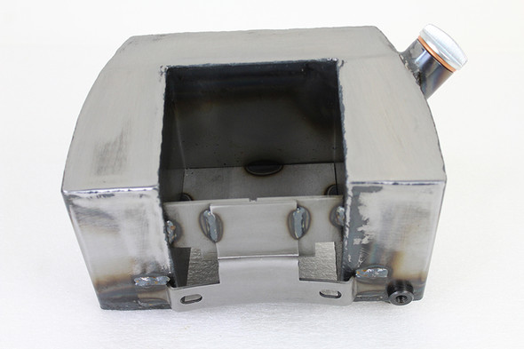 V-Twin - 40-0997 - Center Post Mount Wrap Around Oil Tank Raw