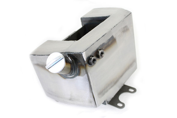 V-Twin - 40-0997 - Center Post Mount Wrap Around Oil Tank Raw