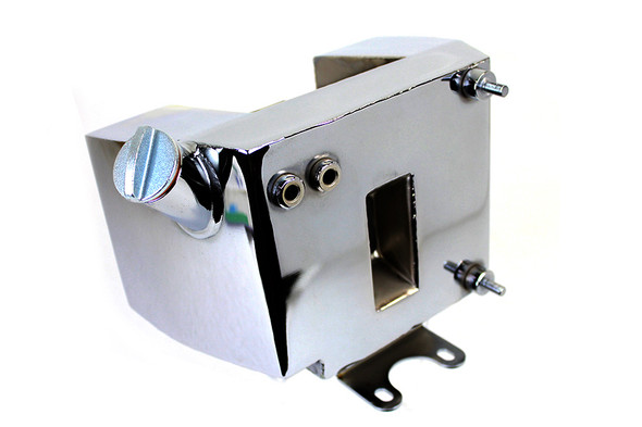 V-Twin - 40-1006 - 45 WL Chrome Side Fill Wrap Around Oil Tank