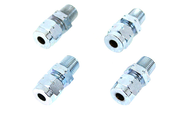 V-Twin - 40-1008 - Oil Line Fitting Set
