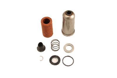 V-Twin - 40-9953 - Oil Filter with Cup - Fits 1965-1981 Harley-Davidson FL, 1957-1978 XLH, 1971-1981 FX