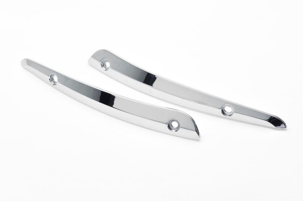 V-Twin - 42-0007 - Chrome Split Windshield Trim Set