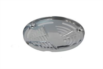 V-Twin - 42-0012 - Horn Grill Plain Chrome - Fits 1936-1940 Harley-Davidson EL, 1929-1952 WL, 1929-1958 G, 1941-1948 FL, 1938-1948 UL