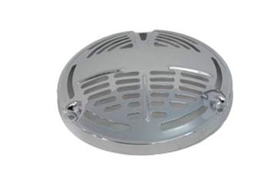V-Twin - 42-0012 - Horn Grill Plain Chrome - Fits 1936-1940 Harley-Davidson EL, 1929-1952 WL, 1929-1958 G, 1941-1948 FL, 1938-1948 UL