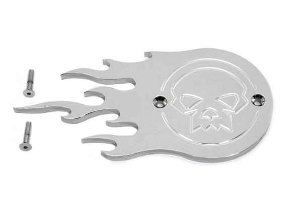 V-Twin - 42-0065 - Chrome Flame Point Cover