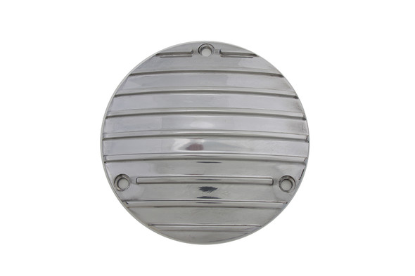 V-Twin - 42-0102 - 80 inch Finned Derby Cover Polished - Fits 1970-1984 Harley-Davidson FL, 1984-1998 FXST, 1982-1994 FXR, 1979-1998 FLT, 1971-1984 FX, 1991-1998 FXD, 1986-1998 FLST