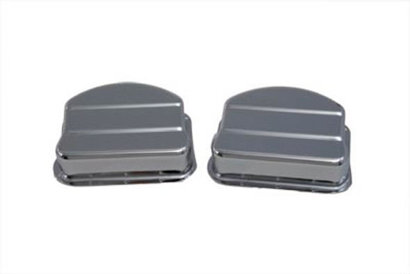 V-Twin - 42-0103 - Panhead Cover Set Chrome