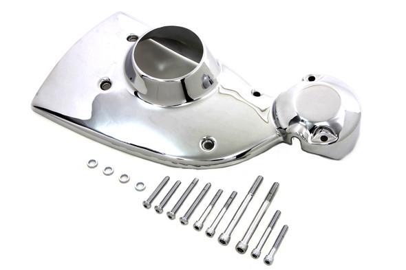 V-Twin - 42-0110 - Chrome Cam Cover Trim - Fits 1983-1990 Harley-Davidson XL