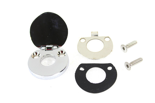 V-Twin - 42-0133 - Chrome Fork Lock Cover