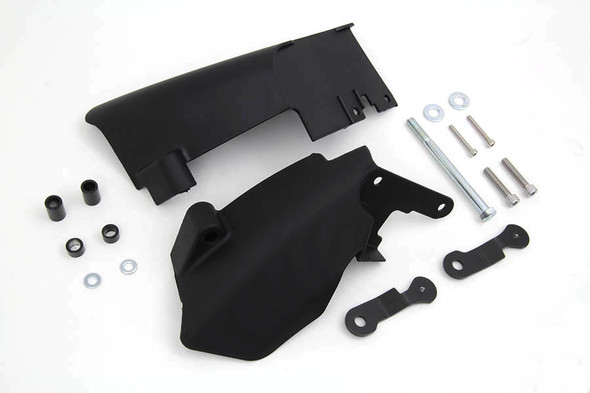 V-Twin - 42-0147 - FXD Mid Frame Air Deflector Set Black