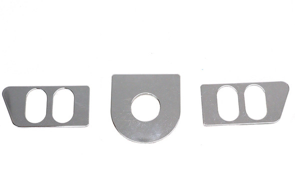 V-Twin - 42-0166 - Ignition Switch Cover Set Chrome