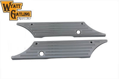 V-Twin - 42-0176 - Wyatt Gatling Saddlebag Face Plate - Fits 1992-2013 Harley-Davidson FLT