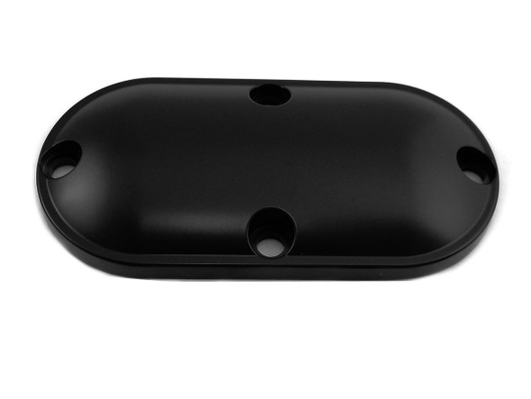 V-Twin - 42-0187 - Black Smooth Inspection Cover