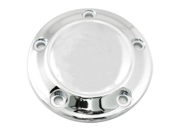 V-Twin - 42-0196 - Chrome 5-Hole Smooth Ignition System Cover