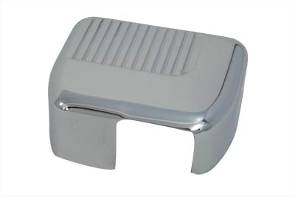 V-Twin - 42-0215 - Chrome Finned Panhead Style Coil Cover