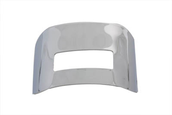 V-Twin - 42-0216 - Chrome Tail Lamp Visor Smooth