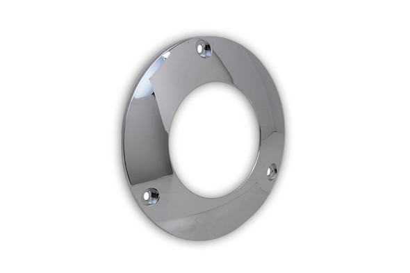 V-Twin - 42-0238 - 3-Hole C-Thru Derby Cover Chrome - Fits 1970-1984 Harley-Davidson FL, 1979-1998 FLT, 1971-1984 FX, 1984-1998 FXST, 1982-1994 FXR, 1991-1998 FXD, 1986-1998 FLST