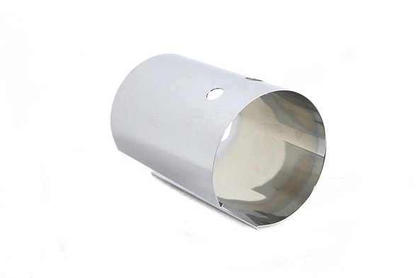 V-Twin - 42-0406 - Chrome Generator 2-Brush Cover Body Wrap - Fits 1958-1969 Harley-Davidson FL, 1958-1981 XL