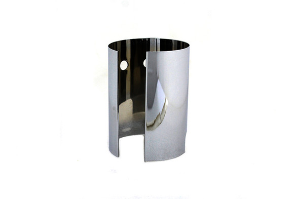 V-Twin - 42-0406 - Chrome Generator 2-Brush Cover Body Wrap - Fits 1958-1969 Harley-Davidson FL, 1958-1981 XL