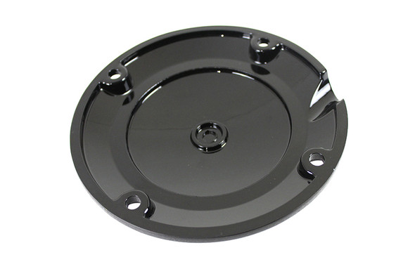 V-Twin - 42-0482 - Clutch Inspection Cover Black - Fits 1994-2003 Harley-Davidson XL