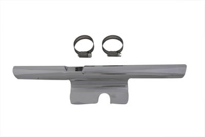 V-Twin - 42-0521 - Chrome Heat Shield - Fits 1983-1985 Harley-Davidson XLS, 1982-1985 XL