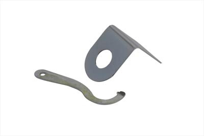 V-Twin - 42-0525 - Chrome Switch Bracket with Wrench - Fits 1982-1990 Harley-Davidson FXR