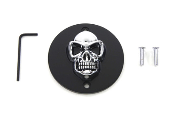 V-Twin - 42-0561 - Black Skull Style Point Cover