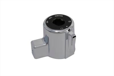V-Twin - 42-0648 - Chrome Ignition Switch Cover - Fits 1995-2003 Harley-Davidson XL