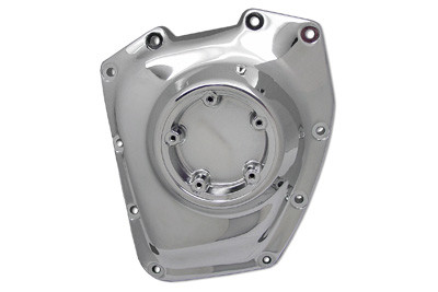V-Twin - 42-0702 - Chrome Cam Cover - Fits 2001-2017 Harley-Davidson FXST, FLST, FXD, 2001-2016 FLT