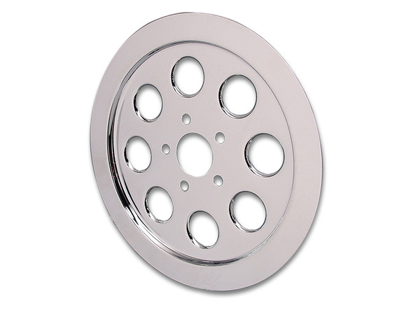 V-Twin - 42-0752 - Inner Pulley Cover 70 Tooth Chrome