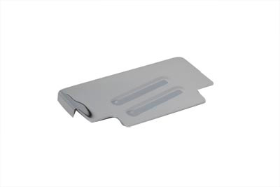 V-Twin - 42-0753 - Battery Top Cover Chrome - Fits 1991-1996 Harley-Davidson FXDWG, FXD