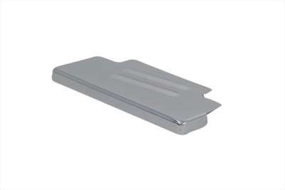 V-Twin - 42-0753 - Battery Top Cover Chrome - Fits 1991-1996 Harley-Davidson FXDWG, FXD