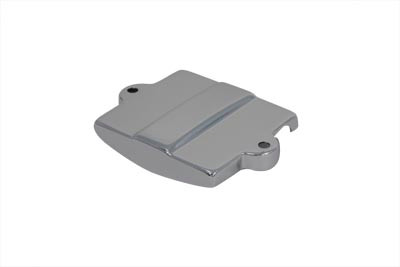V-Twin - 42-0762 - Chrome 6 Volt Battery Top Cover - Fits 1936-1940 Harley-Davidson EL, 1941-1964 FL, 1938-1948 UL
