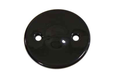 V-Twin - 42-0871 - Black Inspection Cover - Fits 1937-1948 Harley-Davidson UL, 1936-1940 EL, 1941-1964 FL