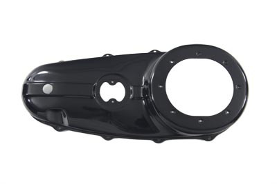 V-Twin - 42-0880 - Replica Outer Primary Cover Flat Black - Fits 1955-1964 Harley-Davidson FL