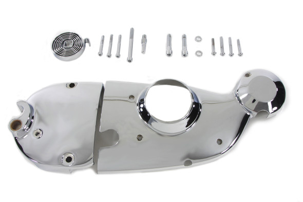 V-Twin - 42-0894 - Chrome Cam and Sprocket Cover Kit