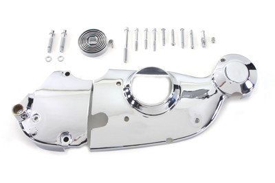 V-Twin - 42-0895 - Chrome Cam and Sprocket Cover Kit - Fits 1971-1976 Harley-Davidson XL