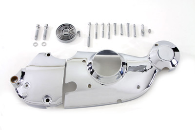 V-Twin - 42-0895 - Chrome Cam and Sprocket Cover Kit - Fits 1971-1976 Harley-Davidson XL