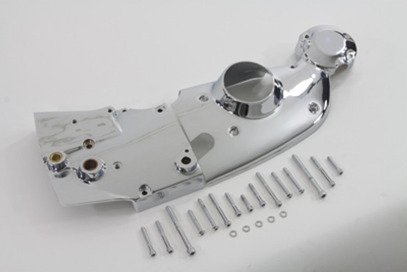V-Twin - 42-0914 - Chrome Cam and Sprocket Cover Kit
