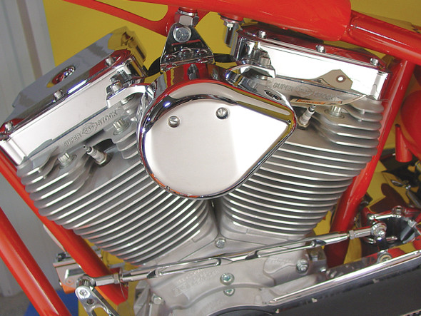 V-Twin - 42-0926 - Chrome Teardrop Coil Cover
